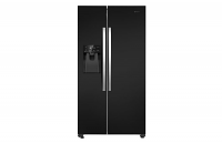 Teknix THSBS1791PLUBIX Black Plumbed American Style Side By Side