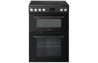 Teknix TKED64INDB Black 60cm Induction Double Oven Cooker