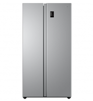 Teknix TX2SBS1791PS Silver Side By Side Fridge Freezer
