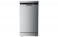 Teknix TX3FD458S Silver Slimline Freestanding Dishwasher 