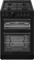 Simfer SIM63TGB Black 60cm Twin Cavity Gas Cooker 