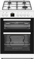 Simfer SIM63TGW White 60cm Twin Cavity Gas Cooker 